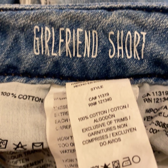 Garage Girlfriend Distressed Denim Shorts - Picture 4 of 6